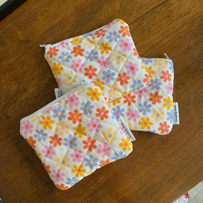 Flower Zipper Pouch