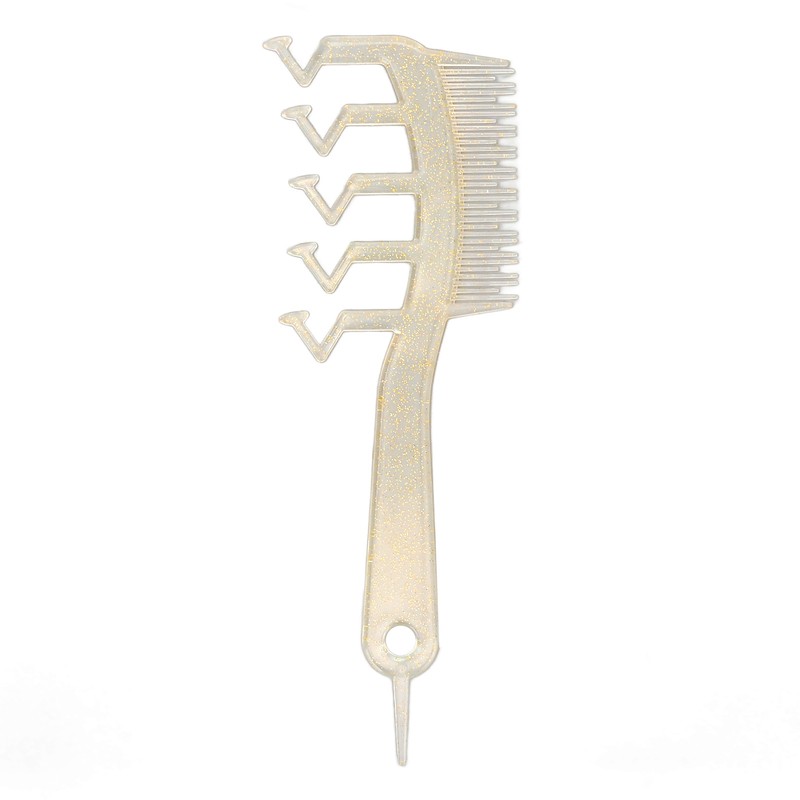 10pcs Z Shaped Wide Tooth Comb Stylish Portable Double Sided