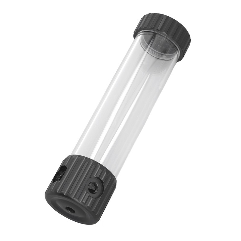 Cylindrical Water Cooling Reservoir Built in Filter Transparent 515ml Water