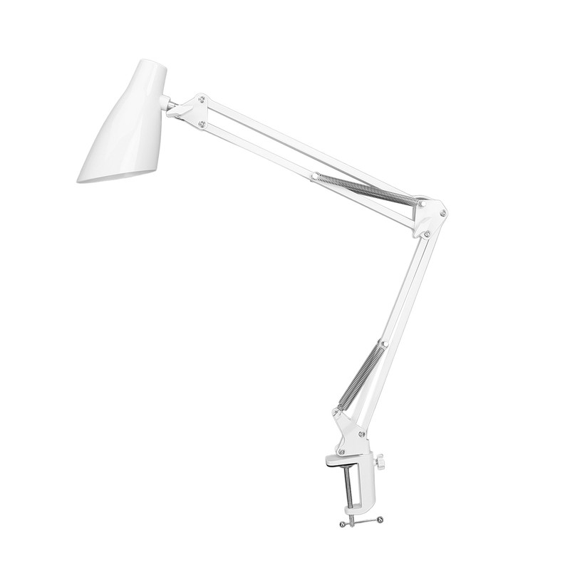 Swing Arm Desk Light with Clamp USB 3 Lighting 10