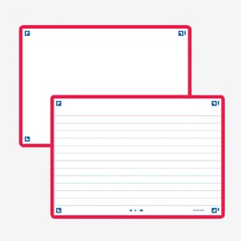 Hamelin Index Cards Flash 2.0 Flash Cards, 4x6 Index Cards 80ct Red (Model: 400134038)