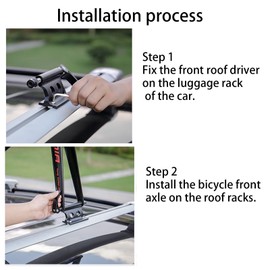 Bike Fork Mount Holder Bicycle Front Fork Quick-Release Fixed Clip Luggage Rack