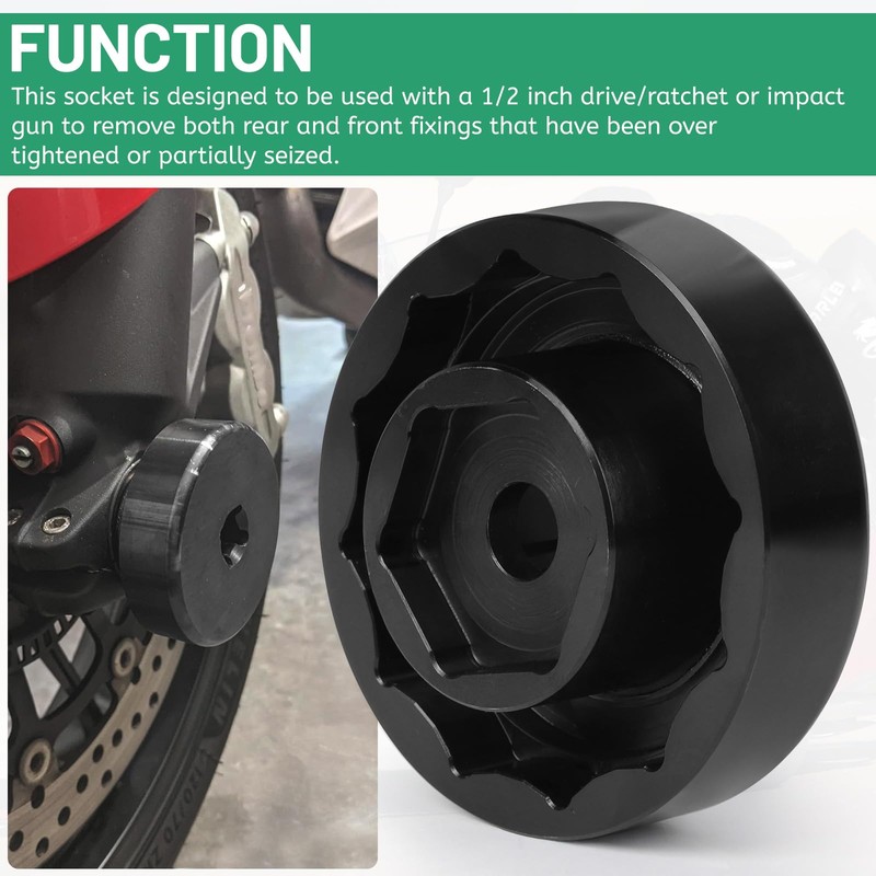 DBREAKS Nut for Ducati Motorcycle Axle Nut Front + Rear