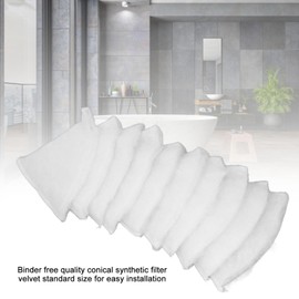 Topyond 10 PCS Air Vent Filters, Reusable Conical Exhaust Valve Filter Replacement, Washable Vent Covers for Air Ventilation System Maintenance