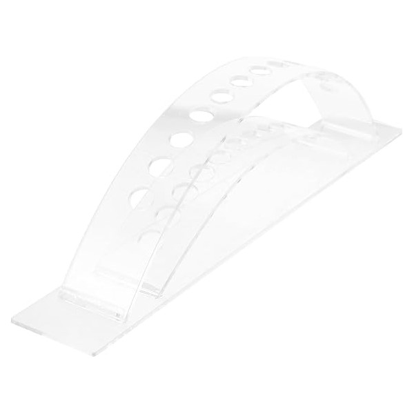 Makeup Pen Display Rack Transparent Slot Organizer for Eyebrow Pens