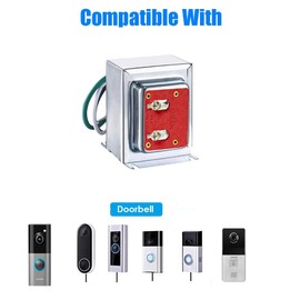 16v 30va Doorbell Transformer Compatible with Ring Video Doorbell Pro, Nest hello and Zmodo Smart Greet Wi-Fi Video Doorbell，Hardwired Door Chime Transformer