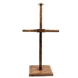 AnNafi® Handmade Armor Breastplate & Helmet Wooden Display Stand| Medieval Costumes Spaulders and Gorgets| Medieval Armour Lorica Segmentata Helmet WOODEN STAND |