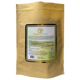 Cure wid Pure Organic Dried Lemongrass - Cut & Sifted 1lb In A resealable Bag - Non-GMO Lemon Grass for Tea, Cooking, Thai Cuisine, Herbal Teas For Digestion, Relaxation & Overall Well-Being.