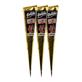 Golecha henna tattoo dye, Golecha black cone, 3 pieces / 골레차 헤나타투 염료, 골레차블랙콘, 3개