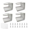 Folding and Adjustable Drink Holder,Adjustable Folding Drink Holder with Screws,Universal