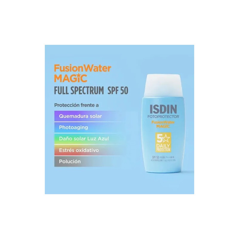 Protector Solar Facial Fusion Water Magic Spf50 Isdin