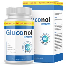 Gluconol Capsules, Rich in Vitamins and Minerals, for Men and Women, Contents: 60 Capsules