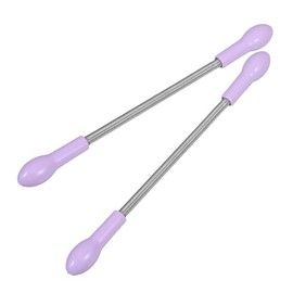 2pcs Facial Hair Remover Tool Spring Epilator Hair Threading Portable No Battery Root Removal Natural Random Color