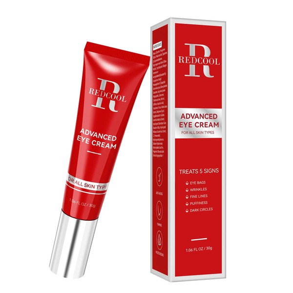 Redcool Retinol Eye Cream – Retinol and Peptides for Fine