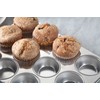 Fox Run Muffin and Cupcake Pan, 12 Standard Cup, Stainless