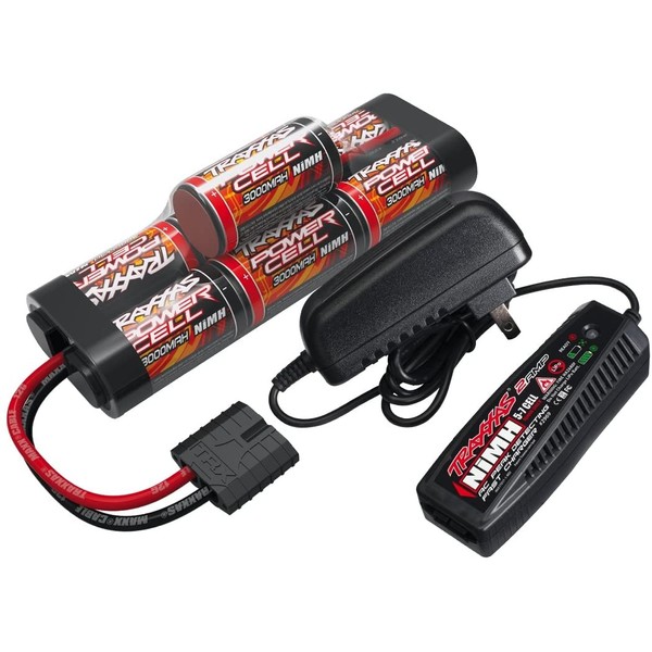 Traxxas Battery/Charger Completer Hump Pack with 2-amp Fast Charger and 8.4V NiMH Battery