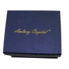 Amlong Crystal Desktop Collection Crystal Pen Holder, Blue