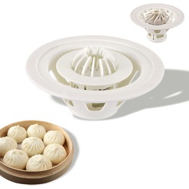 Dhlxyzt Baozi Maker Machine,7.08'' Dumpling maker Momo Mold Bao Buns Kitchen Gadgets Plastic Easy to Use Clean
