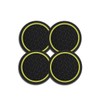 4PCS Car Cup Holder Coasters, Dustproof Automotive Interior Accessories Mat,2.75