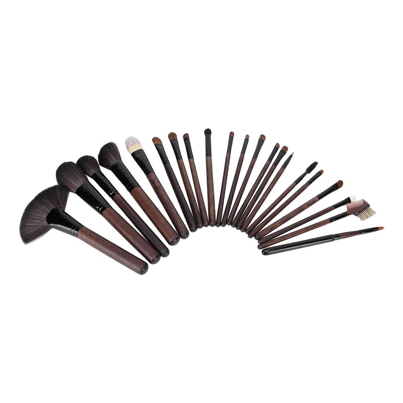 21pcs Makeup Brush Set Wooden Handle Eyeshadow Foundation Blush Brush