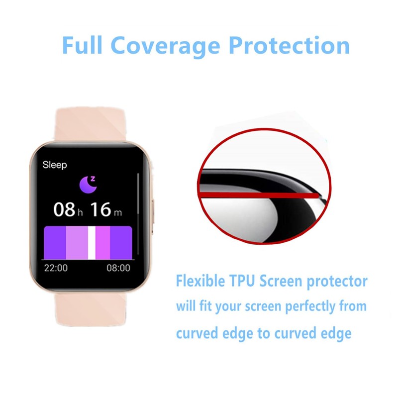 Aemus Screen Protector Compatible for Dakofied D1 Smart Watch 1.85"