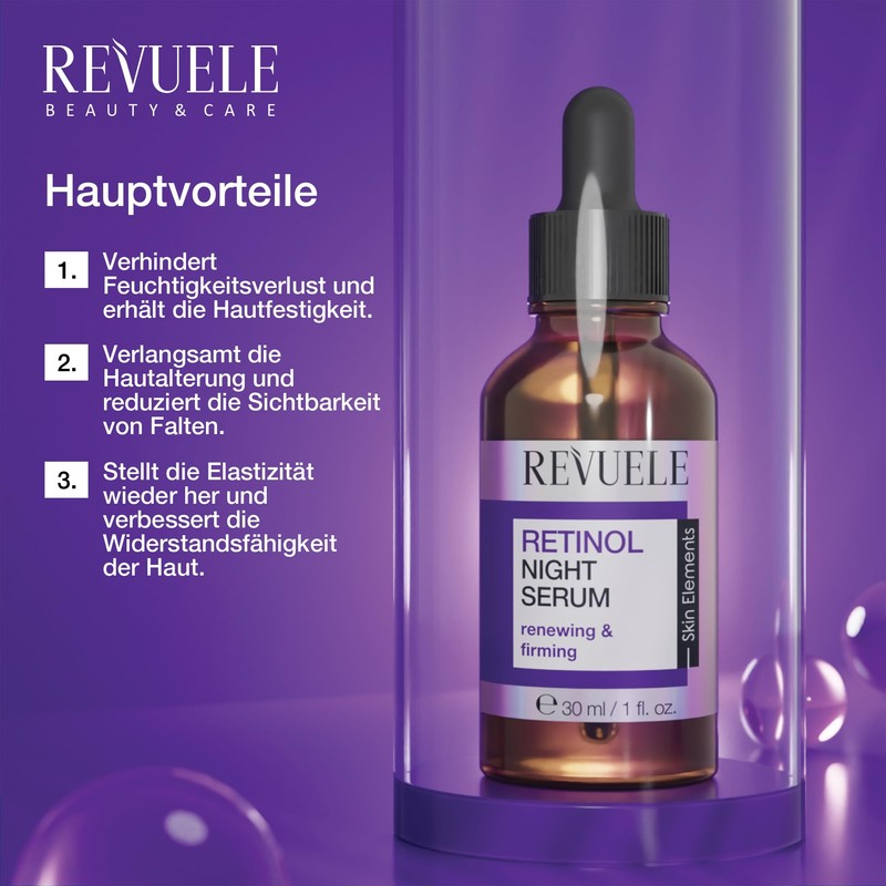 REVUELE SKIN ELEMENTS SUERO DE NOCHE RETINOL 30ML