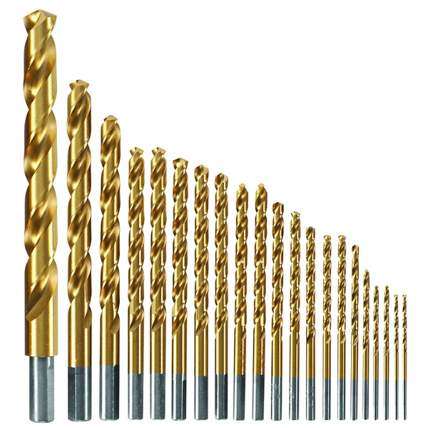 BOSCH BOSCH TI21A 21-Piece Assorted Set Titanium Nitride Coated Metal
