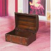 Vintiquewise(TM Decorative Treasure Box Wooden Trunk/Chest, Set of 2