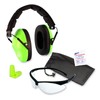 Mack's Double-Up Shooting Earmuff Safety Kit - Hi Viz Shooters