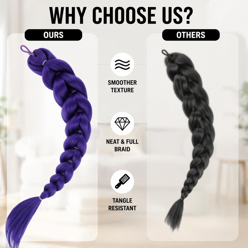 Hair Accessories Set - Ponytail Extensions - Claw Clip Set