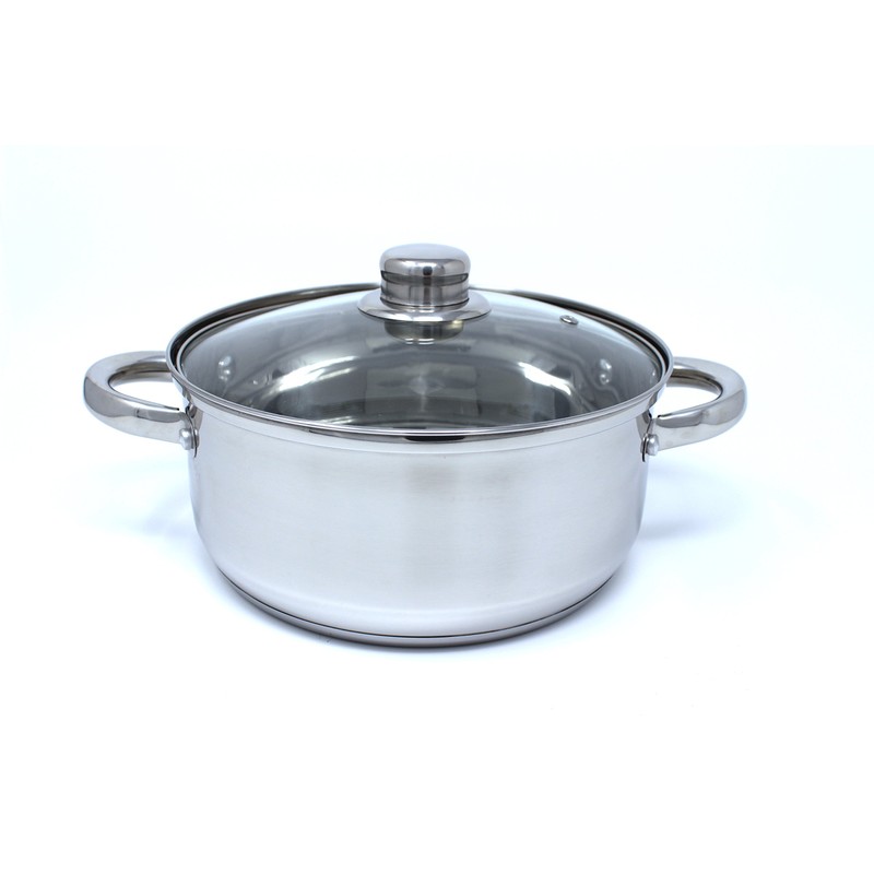 Concord Cookware 7-Piece Stainless Steel Cookware Set, includes Pots and