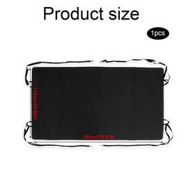 1Pcs Barn Door Awning for Vans, Camper Van Awning, Campervan Canopy Rear Barn Door Canopy Cover Weather Protection Sun Shade Suitable for RV tailgate Size 180 X 114 Cm Black