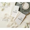 Modern Album Designs White Vow Books with Ribbons (Set of