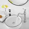 GGStudy 360° Swivel Single Handle One Hole Bathroom Vessel Sink
