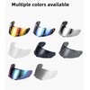 Lumfeerix for Hjc I90 Helmet Hj-33 Shield Replacement Visor (Revo