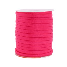Mandala Crafts Hot Pink Polyester Cotton Welting Cord for Upholstery Welt Cord Piping Rope Filler Sewing - 20 YDs ¼ Inch Cotton Piping Cord Welt Cording for Drapery Pillow Trimming