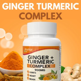 Arymar Ginger Turmeric Supplement – 60 Capsules – Herbal Dietary