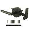 XIAOPEIZHI Two Sided gate Latch,gate Latch for Outdoor Fence, Wooden