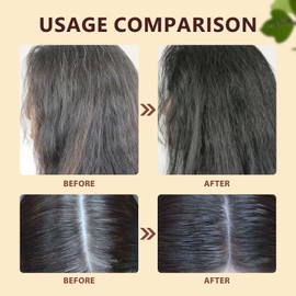 Tpyag Black Soap for Gray Hair - Rejuvenating Hair Darkening Bar, Gentle Daily Use,Mane Gray Reverse Shampoo Bar Darkening, Plant-Based Formula for Men & Women (1.76 oz)