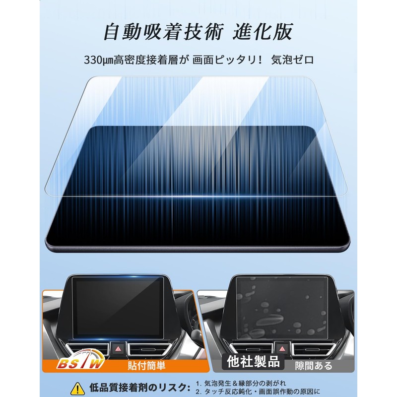 BSTW Tempered Glass Film, Suzuki Fronx, WDB3S/WEB3S Type, Dedicated Car