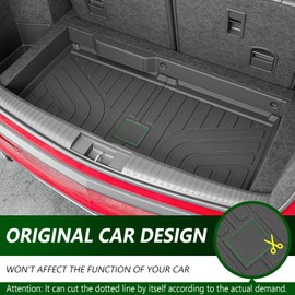 xipoqix Cargo Mat Rear Storage Mat Compatible with 22-25 Acura MDX Cargo Liner Lower Trunk Liner Lower Replacement for 2022-2025 Acura MDX Accessories