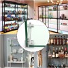 INCREWAY 16 Pcs Adjustable 90 Degrees Glass Clips Aluminum Alloy