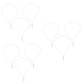 Healvian 9pcs Hearing Amplifier Clip Holder Anti-lost Rope Lanyard for Seniors and Boys and Girls Lightweight Retainer Cord Portable Design for Daily Life Work Study Sports and Travel