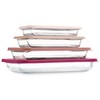 COOK WITH COLOR 8-Piece Deep Glass Baking Dish Set with