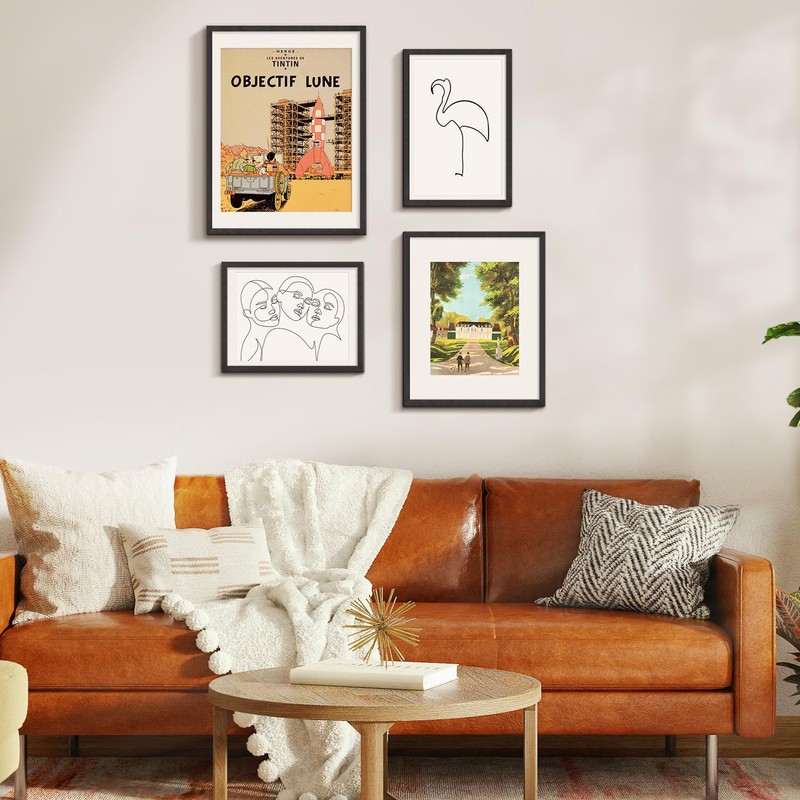 A4 Picture frames,Versatile Black Picture frame, A4 Poster Frame with