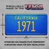 California Vintage Hot Rod | 1971 | Metal Stamped Vanity