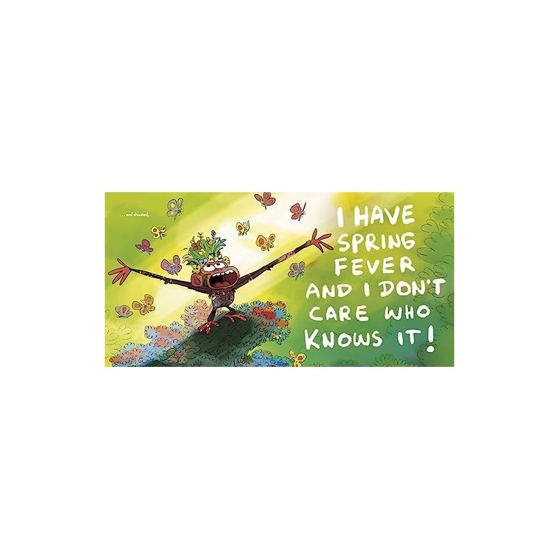  Grumpy Monkey Spring Fever: Includes Fun Stickers!