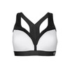 Champion Curvy Women`s Show-Off Bra, B9373, XL, White/Black