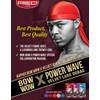 KISS RED Bow Wow Power Wave Velvet Luxe Durag (Red)