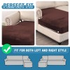 H.VERSAILTEX Velvet Stretch Individual Chaise Cover Sectional Couch Covers for